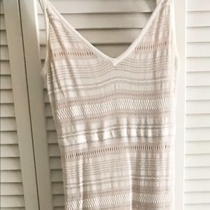 White lacy maxi dress